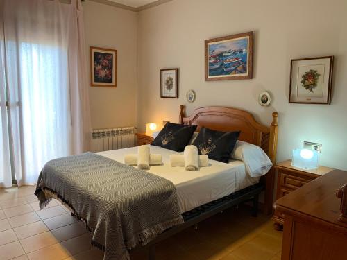 Katil atau katil-katil dalam bilik di Villa Gómez