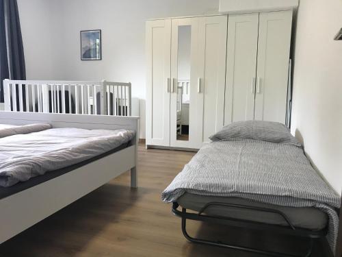 Postel nebo postele na pokoji v ubytování Apartmán NA KOPCI Krucemburk