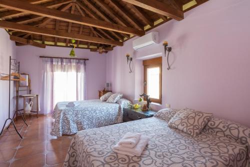 
Cama o camas de una habitación en Casa Rural Almenas del Cid
