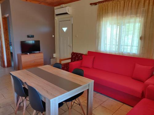 Μια τηλεόραση ή/και κέντρο ψυχαγωγίας στο Seaview Home