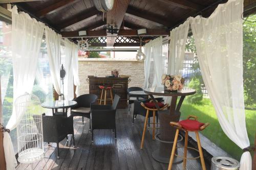 Χώρος καθιστικού στο Pensiunea Casa Simoni