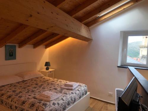 Cama ou camas em um quarto em Agriturismo SanCristoforo