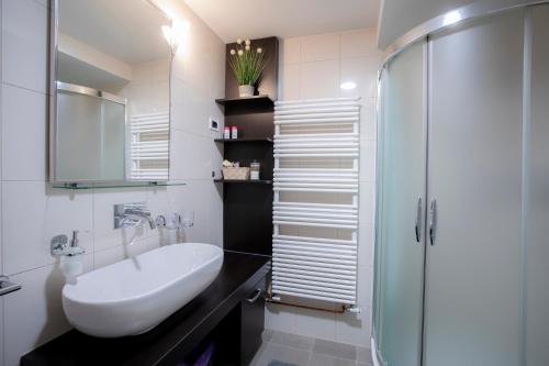 Vannituba majutusasutuses Apartments Trio