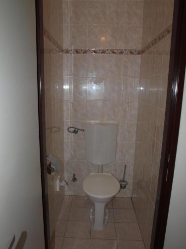 Koupelna v ubytování Hotel Garnet