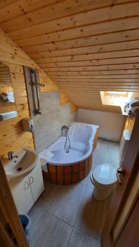 Koupelna v ubytování Casa de vacanta Two Brothers Concept