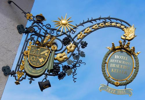 Certifikát, hodnocení, plakát nebo jiný dokument vystavený v ubytování Hotel Garni "Brauerei Keller"