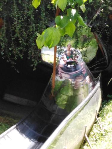 Zahrada ubytování Ferienwohnung mit kleinem Garten