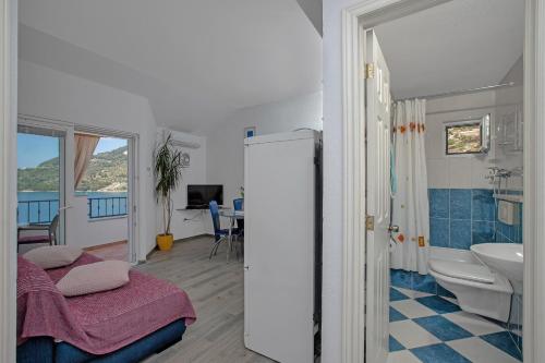 Koupelna v ubytování Apartman Toni