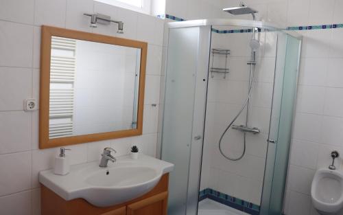 Kúpeľňa v ubytovaní B6 Apartman