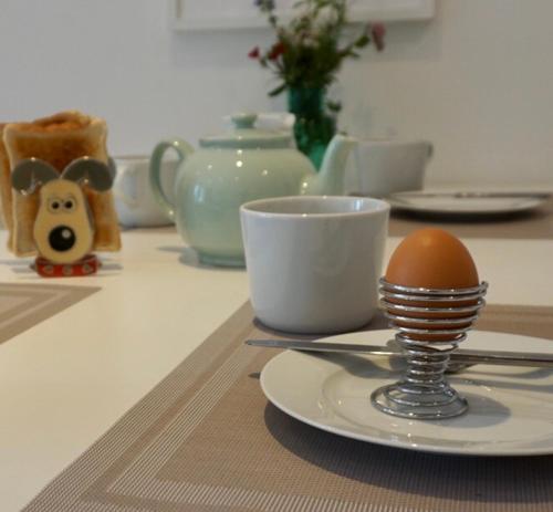 Opciones de desayuno para los huéspedes de Whitelough Rest