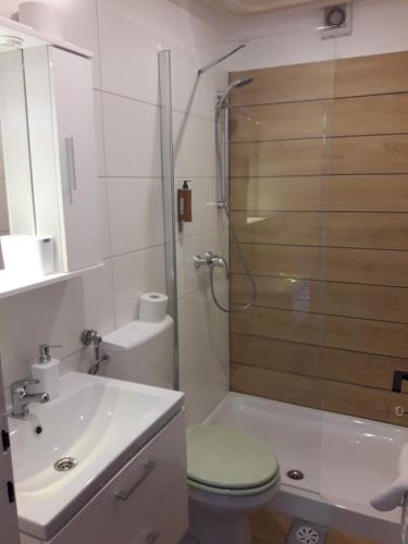 Koupelna v ubytování Apartma Kočevar Portorož