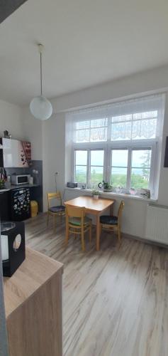 Kuchyň nebo kuchyňský kout v ubytování APARTMENT Neu-Schmecks