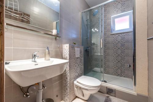 Koupelna v ubytování Apartman Dragana