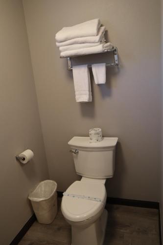 Ein Badezimmer in der Unterkunft Express Inn & Suites Eugene