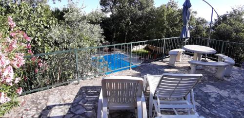 Πισίνα στο ή κοντά στο Holiday Home Villa "Paradise Farm"