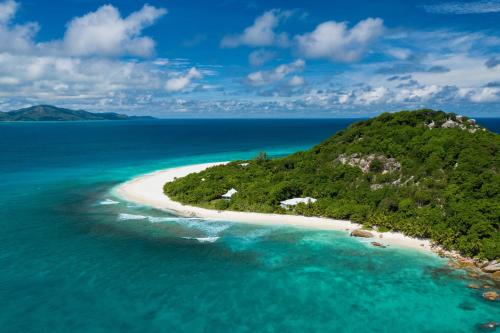
A bird's-eye view of Cousine Island Seychelles
