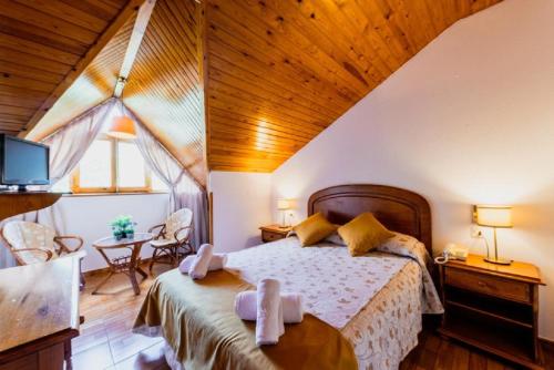Postel nebo postele na pokoji v ubytování Pey Resort