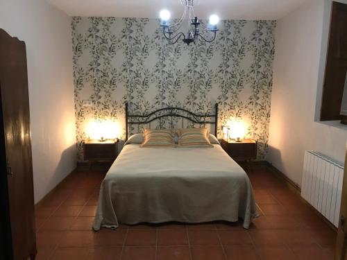 Postel nebo postele na pokoji v ubytování “La Casa del Guarda”