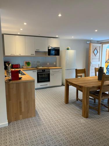 Dapur atau dapur kecil di Chalet Les Amis