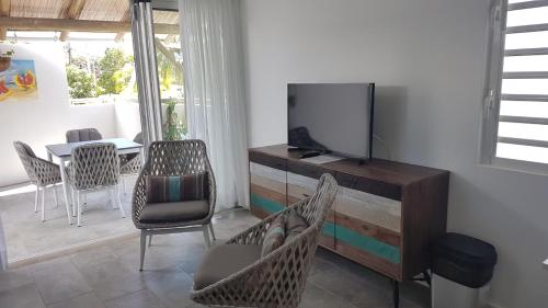 TV o dispositivi per l'intrattenimento presso La Mariposa Mauritius