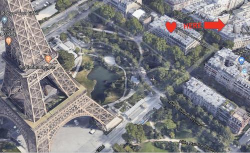 brouilly apartment one block from Eiffel Tower