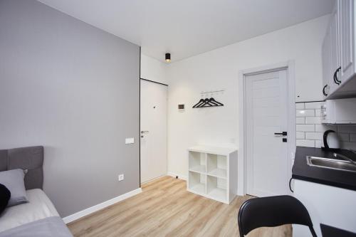 Η κουζίνα ή μικρή κουζίνα στο City Rooms Apartments