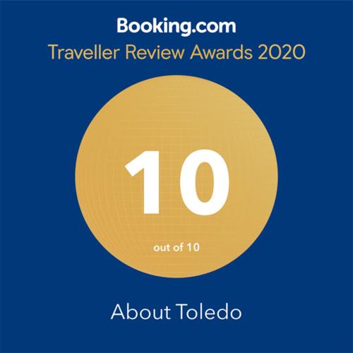 a yellow circle with the number in the center at About Toledo in Naples