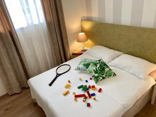 Ένα ή περισσότερα κρεβάτια σε δωμάτιο στο Casa Veronesi