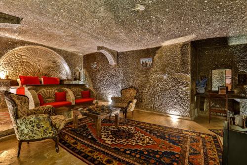 Ruang duduk di Hidden Cave Hotel
