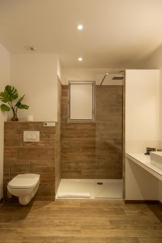Salle de bains dans l'établissement Le Balamina