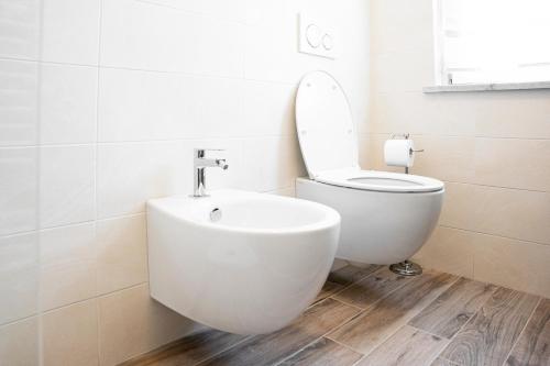 A bathroom at La casa nel borgo