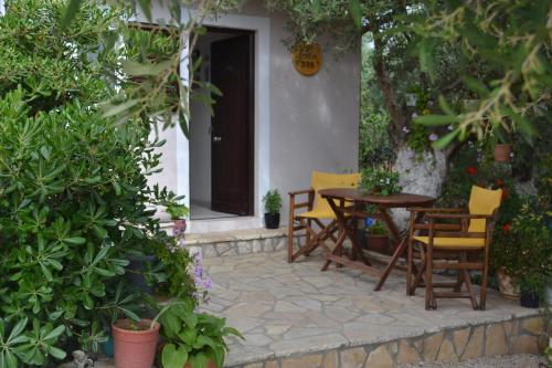Κήπος έξω από το Panorama Apartments