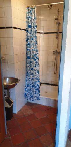 Koupelna v ubytování Oud-Bommerich