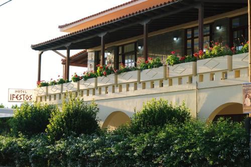 Zahrada ubytování Ifestos Hotel
