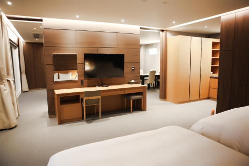 TV/trung tâm giải trí tại Incheon Stay Hotel