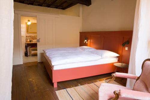 Posteľ alebo postele v izbe v ubytovaní Renaissancehof Wieser Wachau