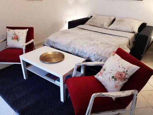Postel nebo postele na pokoji v ubytování Villa Centar