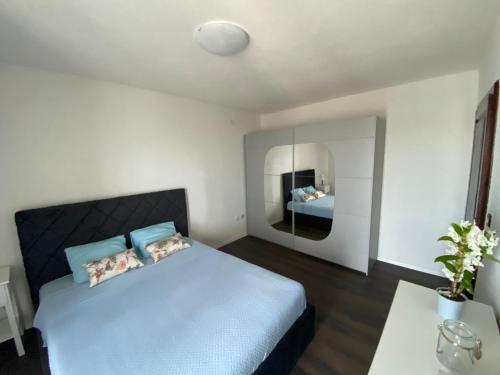 Krevet ili kreveti u jedinici u okviru objekta Villa Magia sul Mare