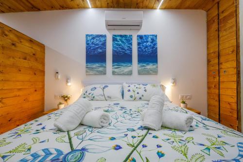 Posteľ alebo postele v izbe v ubytovaní Apartamento de diseño centro Sevilla. WiFi/AC