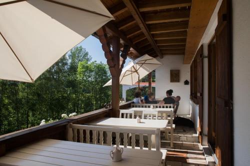 Μπαλκόνι ή βεράντα στο Kaffeehaus Blaslhöhe