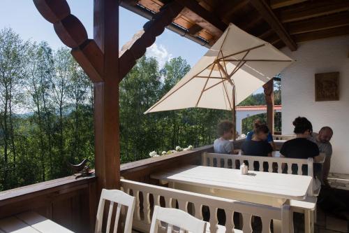 Μπαλκόνι ή βεράντα στο Kaffeehaus Blaslhöhe