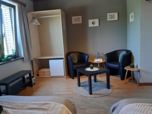 Posezení v ubytování B&B Circuitez-vous