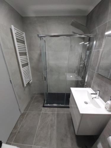 Koupelna v ubytování Patio da Rocha