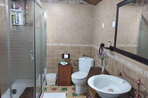 Koupelna v ubytování Casa Cabaleira