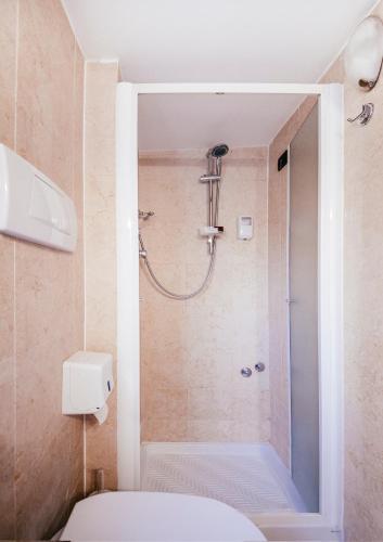 Koupelna v ubytování Hotel Grifo