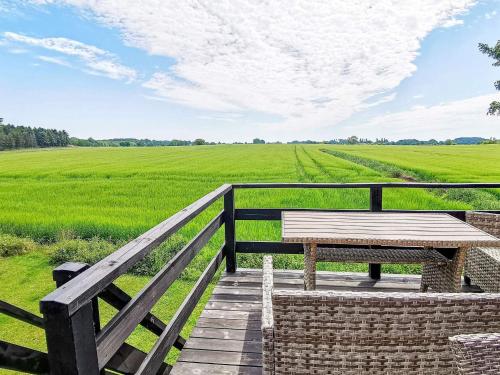 Balkón nebo terasa v ubytování 6 person holiday home in Rudkøbing