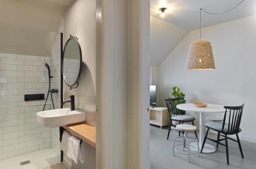 Koupelna v ubytování Apartamentos Dena