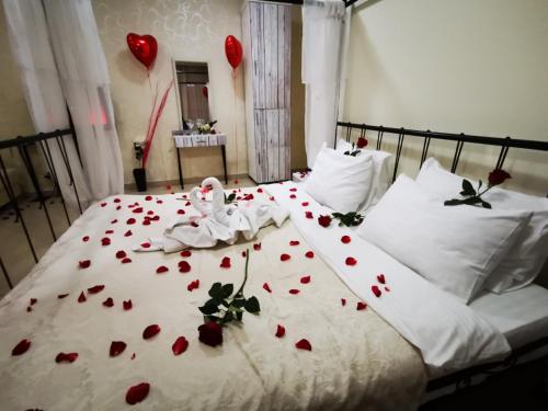 Postel nebo postele na pokoji v ubytování Garni Hotel Dash