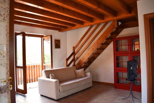 Posezení v ubytování Residence La Pineta