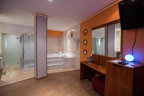 Kúpeľňa v ubytovaní Motel Emporio